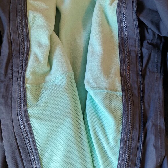 North Face Women's Hyvent Triclimate 3 in 1 Jacket Size Small Grey/Seafoam - Picture 12 of 12